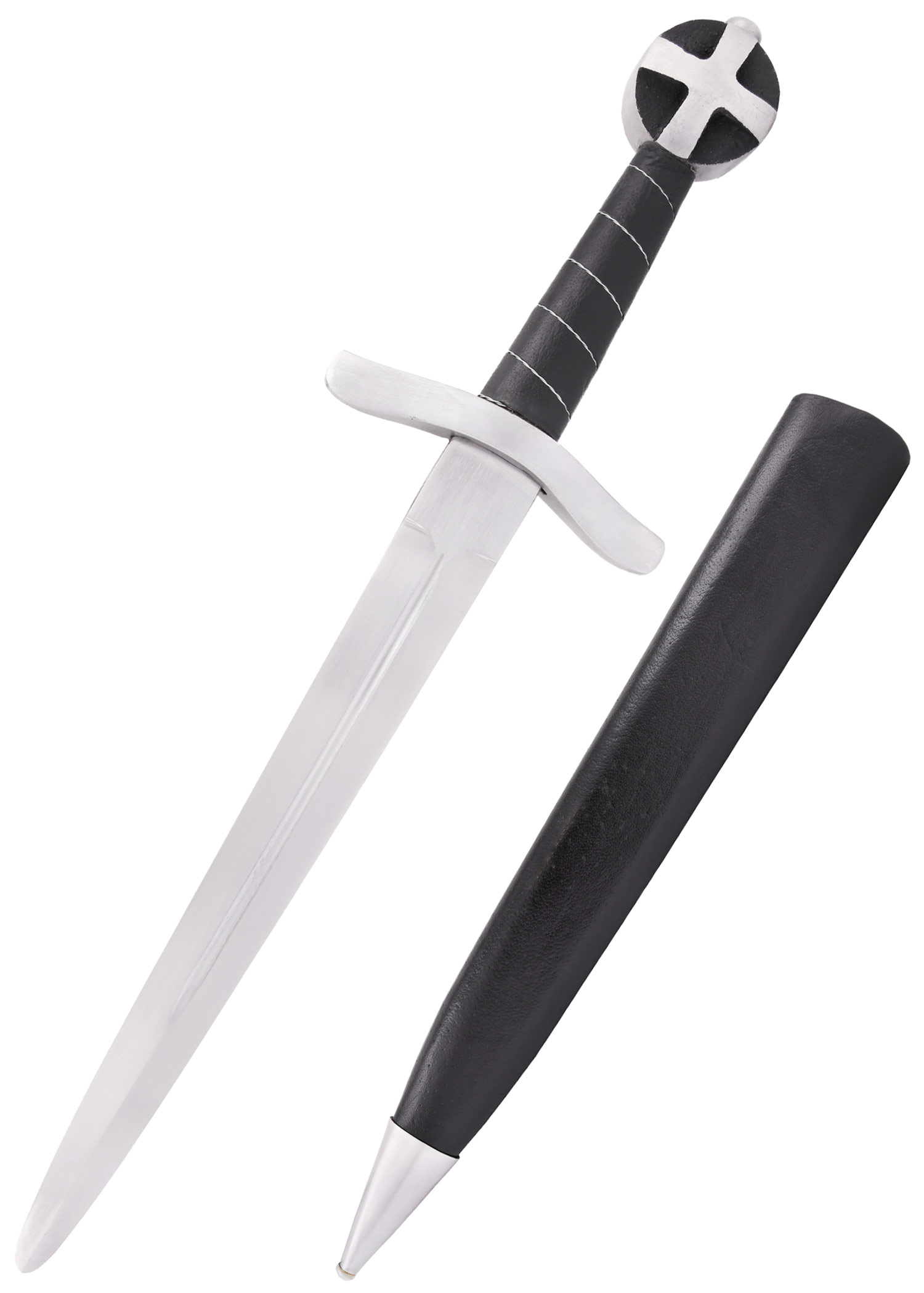 Crusader Dagger with scabbard, practical blunt, light combat version, SK-C